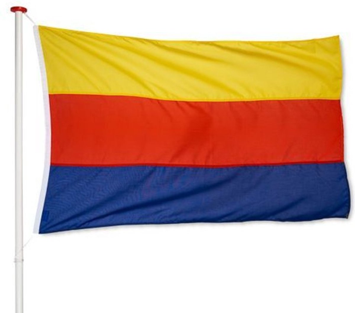 Noord Holland vlag Noord Holland | Noord Hollandse vlag geschikt voor vlaggenmast 6 meter | afm. 150x225 cm, polyester | VlaggenEnMasten.nl